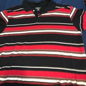 Mens collar shirt two button